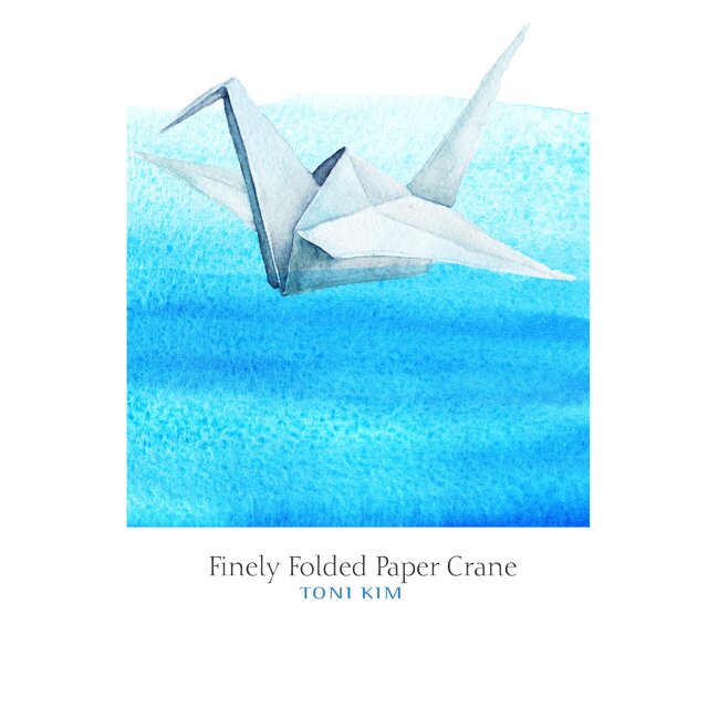 Finely Folded Paper Crane
