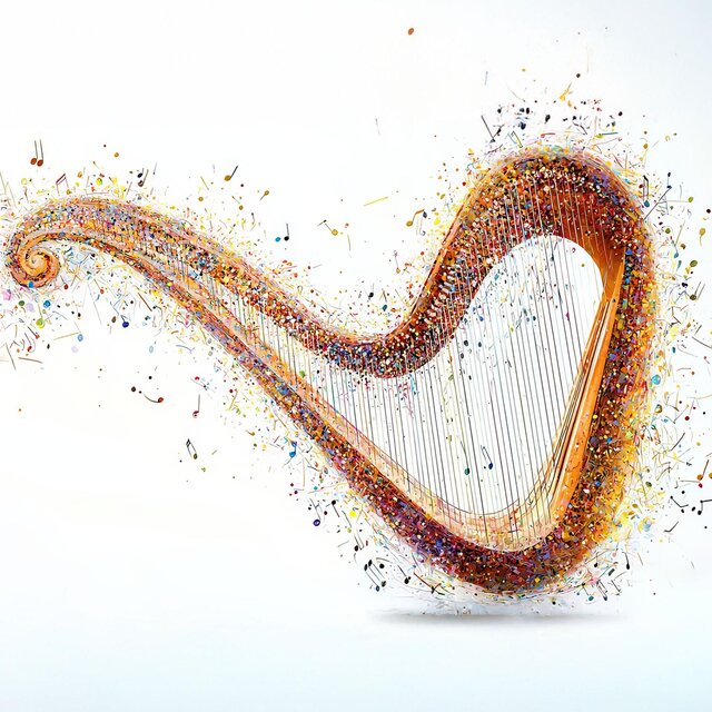 Beta Waves Dopamine Harp for Instant Joy