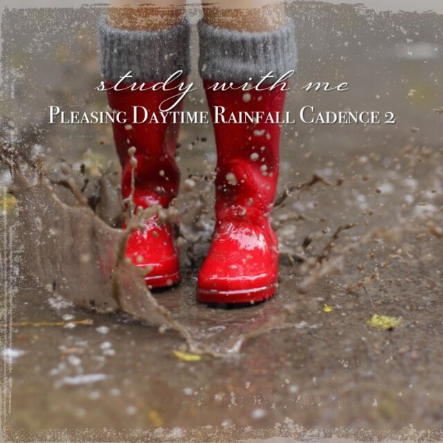Study with Me: Pleasing Daytime Rainfall Cadence 2