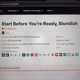 Start Before You're Ready, Bismillah
