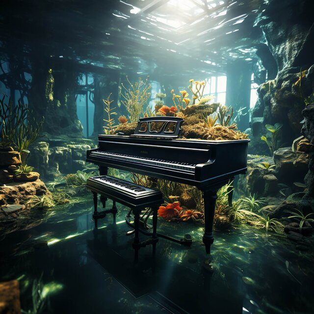 Relaxing Piano Music Bamboo Water Fountain