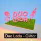 Cover art for album Glitter by Duo Lada
