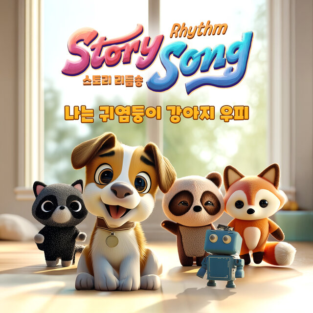 나는 귀염둥이 강아지 우피
