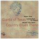 Cover art for album Giants of Texas Country Blues by Robert Shaw, Lavada Durst, Whistlin' Alex Moore