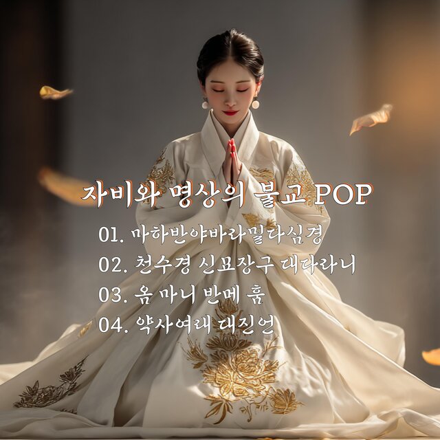 고풍의 자비와 명상의 불교 POP