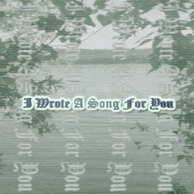 I Wrote A Song For You