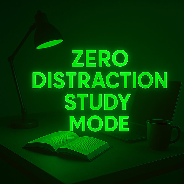 Zero Distraction Study Mode