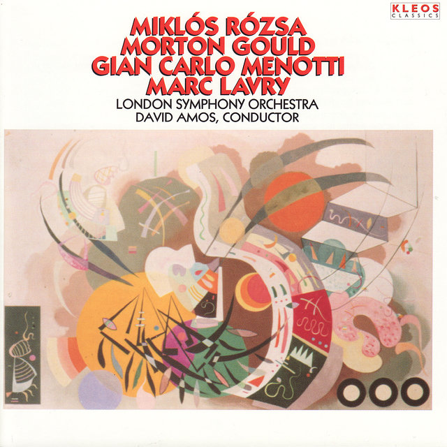 Rózsa, Gould, Menotti, Lavry: Works