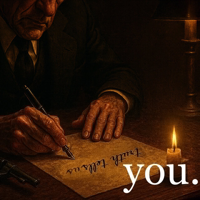 the pen’s permission to lie.