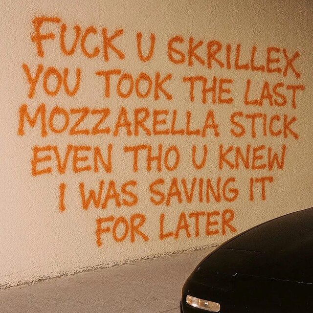 FUCK U SKRILL3X YOU TOOK THE LAST MOZZARELLA STICK EVEN THO U KNEW I WAS SAVING IT FOR LATER