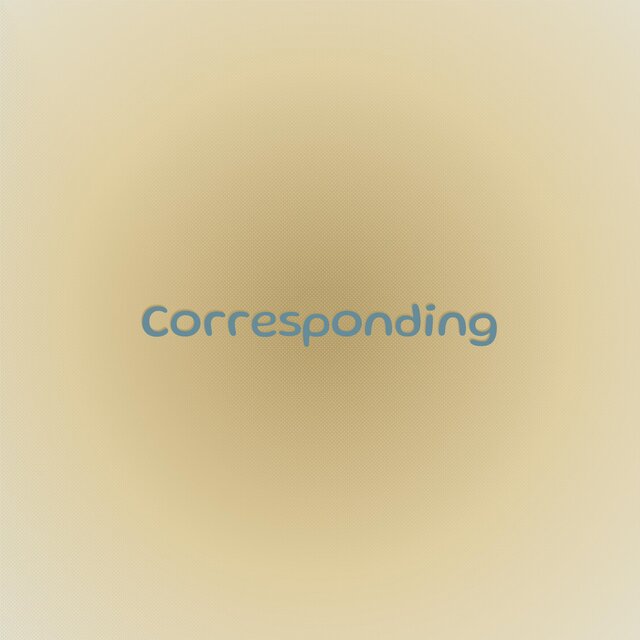 Corresponding