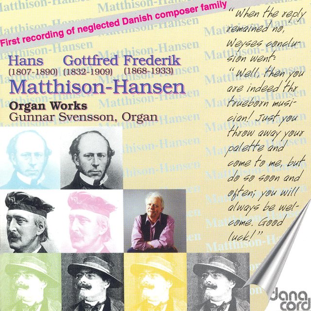 Matthison-Hansen, H.: Organ Symphony No. 5 / Organ Concerto in D Minor / Fantasia On Hvor Salig Er Den Lille Flok / in Natali Domini