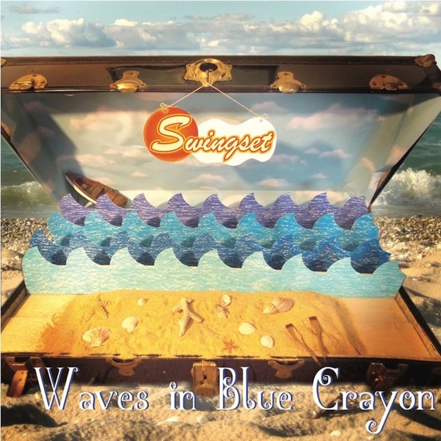 Waves In Blue Crayon