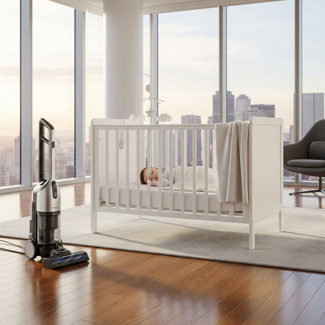 Baby Sleep Aid – 2 Hours of Endless Vacuum Cleaner Noise for Infant Calm Nights, Stress-Free Rest & Focus
