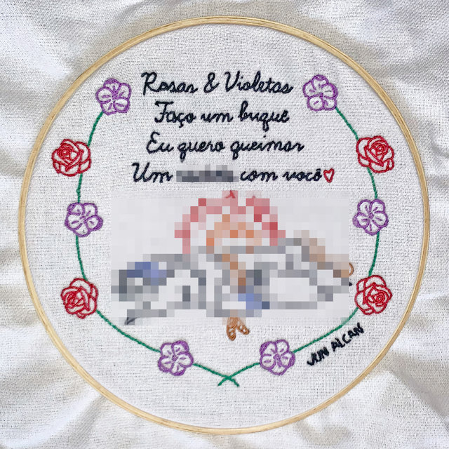 Rosas & Violetas faço um buquê. Eu quero queimar um ******* com você.