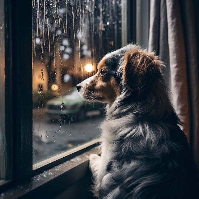 Armonías En La Lluvia: Música Para Mascotas Para Los Días De Lluvia