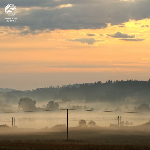 Calm Nightfall in the Countryside