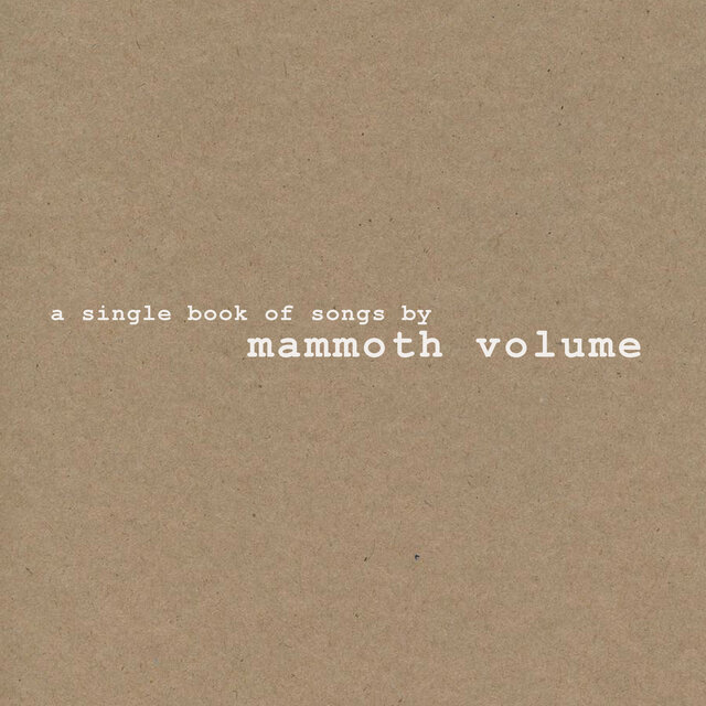 A Single Book of Songs