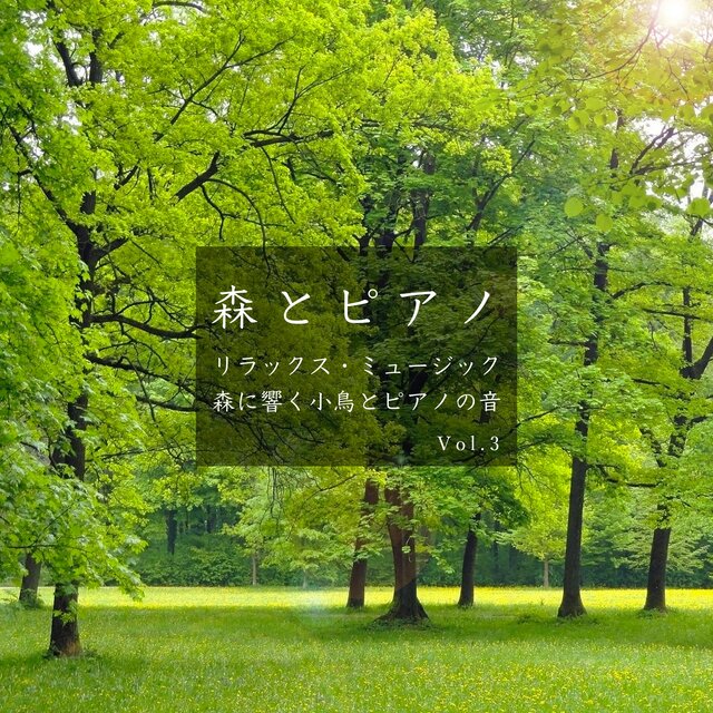 森とピアノ Vol.3 リラックス・ミュージック 森に響く小鳥とピアノの音