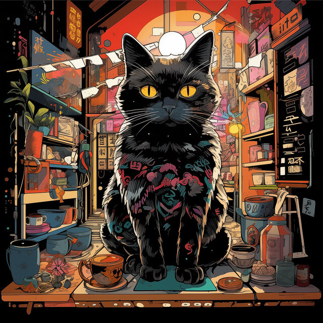 The Black Cat Of Kichijoji