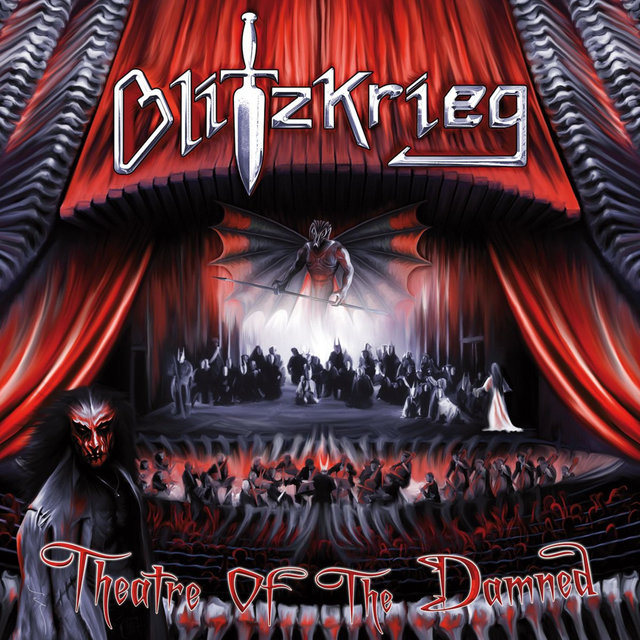 Cover art for album Theatre of the Damned by Blitzkrieg