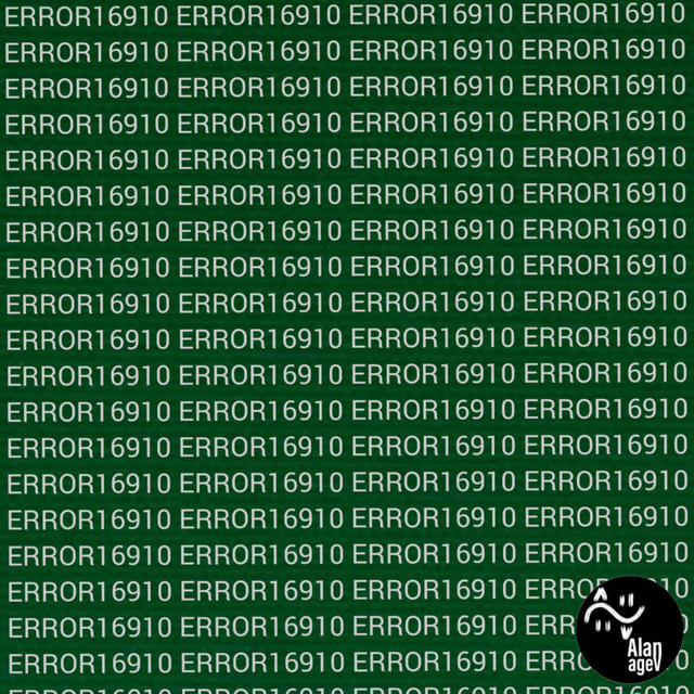 ERROR16910 (Instrumental Version)