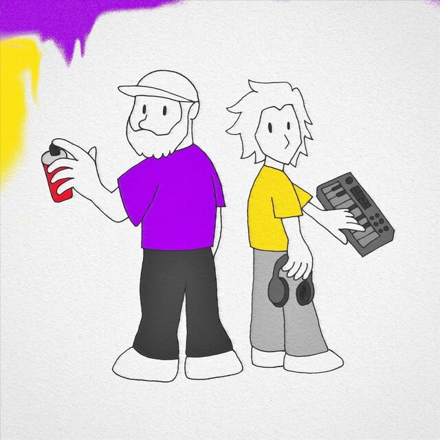 Purple & Yellow