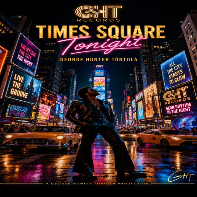Cover art for album Times Square Tonight by George Hunter Tórtola