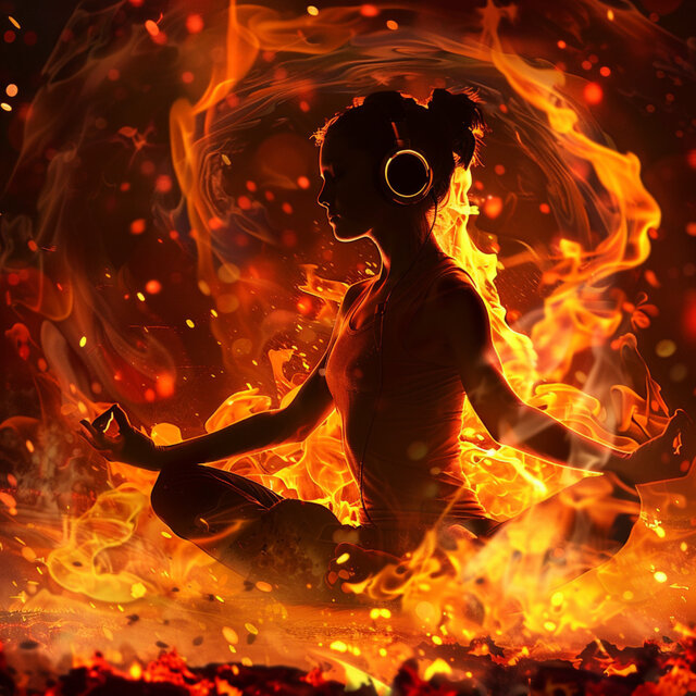 Fire Relaxation Melody: Soothing Heat