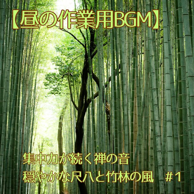 【昼の作業用BGM】集中力が続く禅の音｜穏やかな尺八と竹林の風　#1