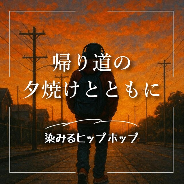 帰り道の夕焼けとともに染みるヒップホップ