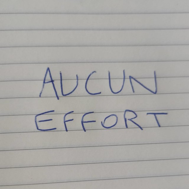 Aucun Effort