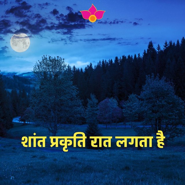 शांत प्रकृति रात लगता है