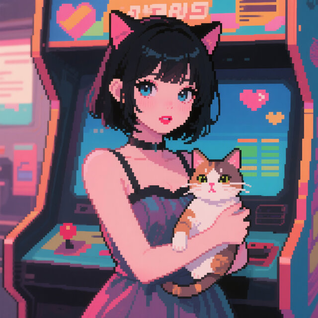 Retro Arcade Love