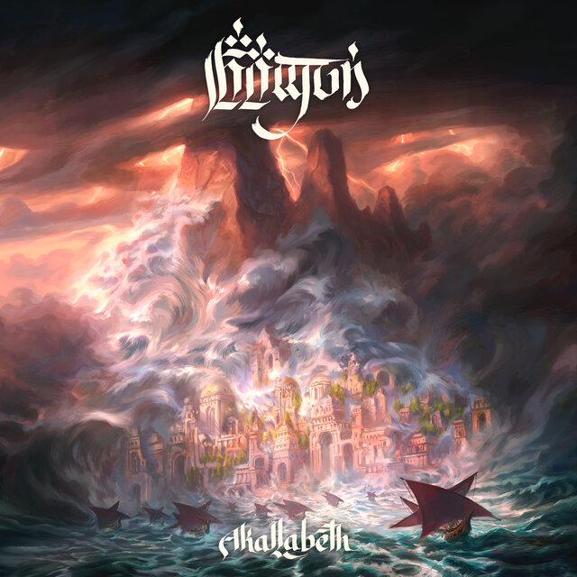 Cover art for album Akallabêth by Anfauglir