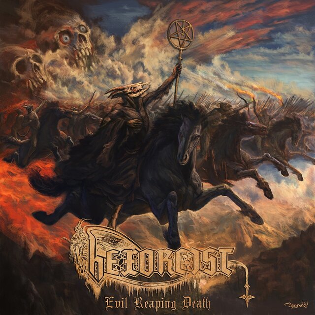 Cover art for album Evil Reaping Death by Hexorcist