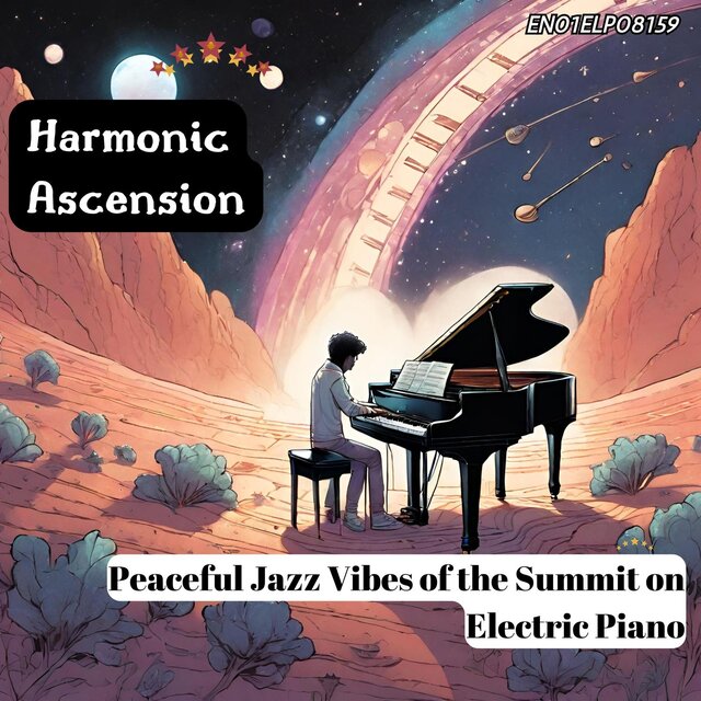 Harmonic Ascension: Peaceful Jazz Vibes of the Summit on Electric Piano