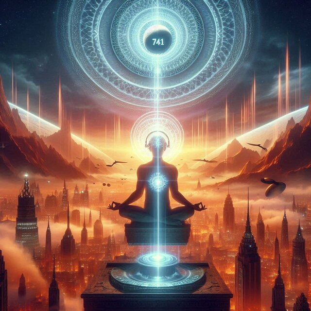Echoes of Tranquility: 741 Hz Study Sounds
