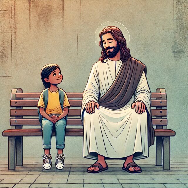 hablando con el señor jesús