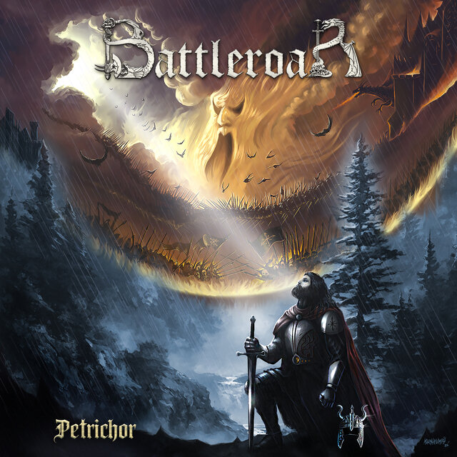 Cover art for album Petrichor by Battleroar