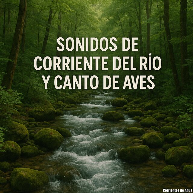 : Sonidos de Corriente del Río y Canto de Aves