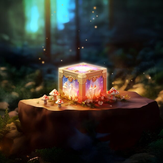 Fairy Garden Twinkling Music Box
