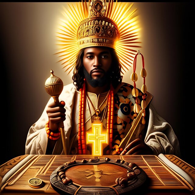 Ọ̀rúnmìlà and Èlà (God's Son and Holy Spirit)