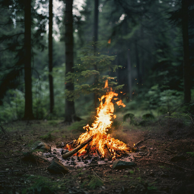 Sueño Con Fuego Crepitante: Música Para Un Descanso Tranquilo