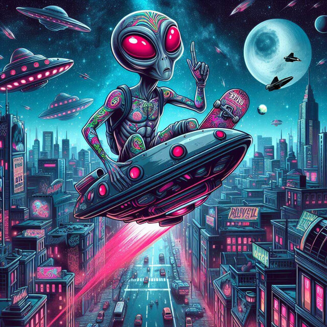Igual um Alien!