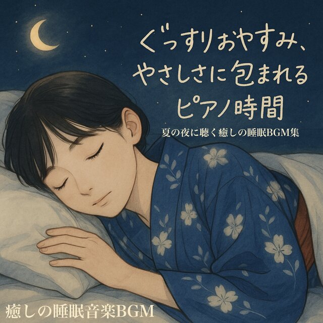 Sleep Soundly, Wrapped in Piano Tranquility: A Healing Sleep BGM Collection for Summer Nights.