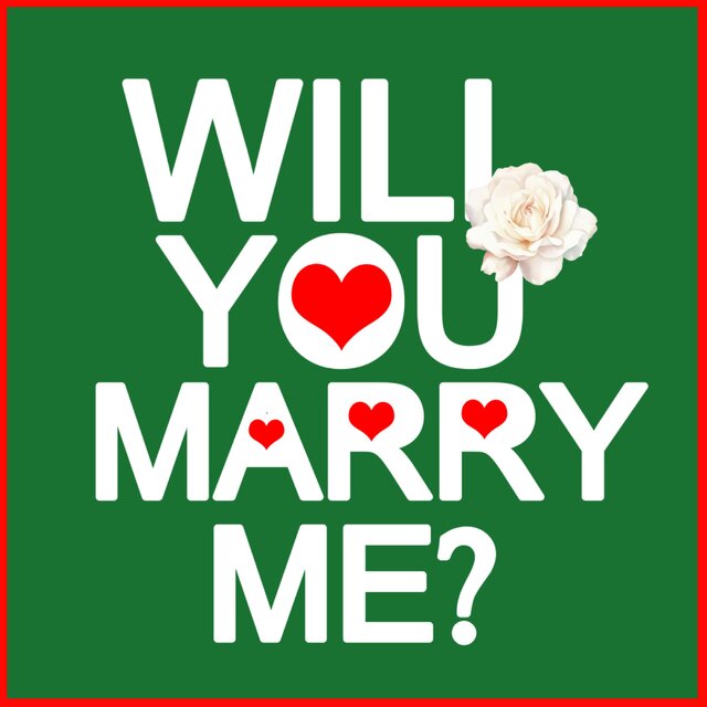 Will You Marry Me