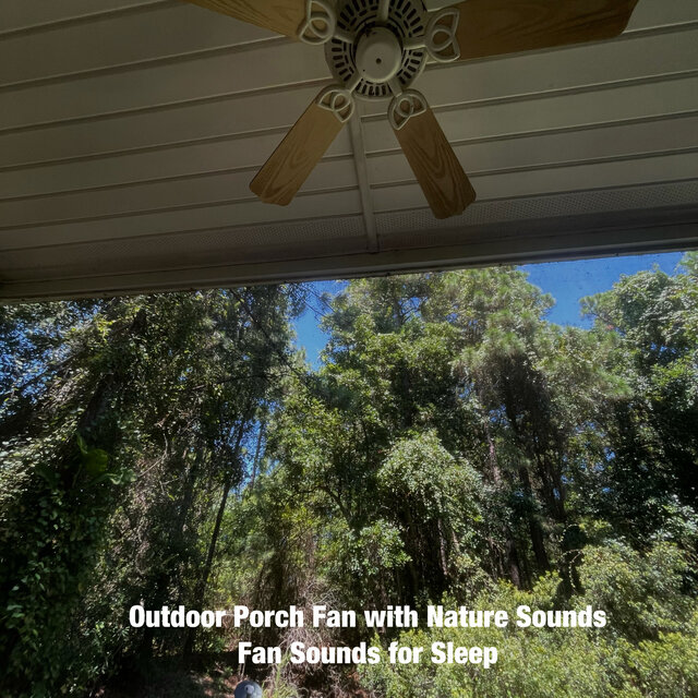 Outdoor Porch Fan with Nature Sounds