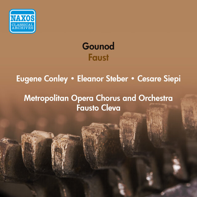 Cover art for album Gounod, C.F.: Faust (Steber, Conley, Siepi, Cleva) (1951) by Fausto Cleva