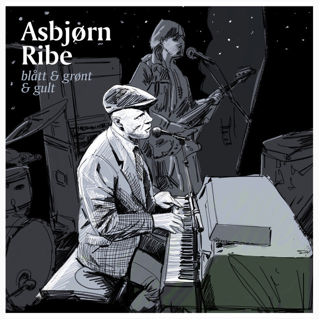 Cover art for album Blått & grønt & gult by Asbjørn Ribe